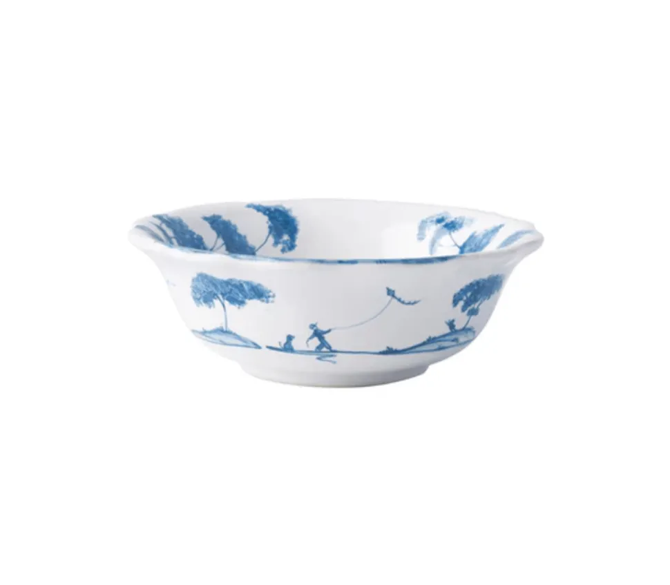 Country Estate Berry Bowl - Delft Blue