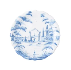 Country Estate Party Plates Set of 4 - Delft Blue