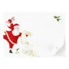 Dancing Santas Self-Adhesive Labels - 12 Per Package