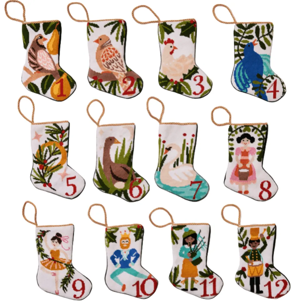 12 Days - 12 Drummers Drumming Bauble Stocking