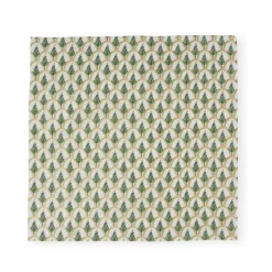 Deco Christmas Gold Cocktail Napkins - 20 Per Package