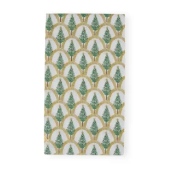 Deco Christmas Gold Guest Towel Napkins - 15 Per Package
