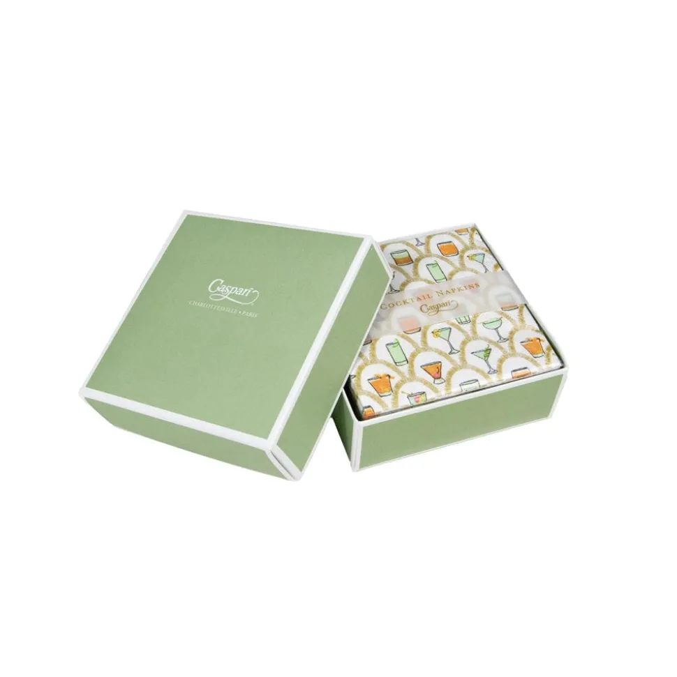 Deco Cocktails Boxed Cocktail Napkins - 40 Per Box