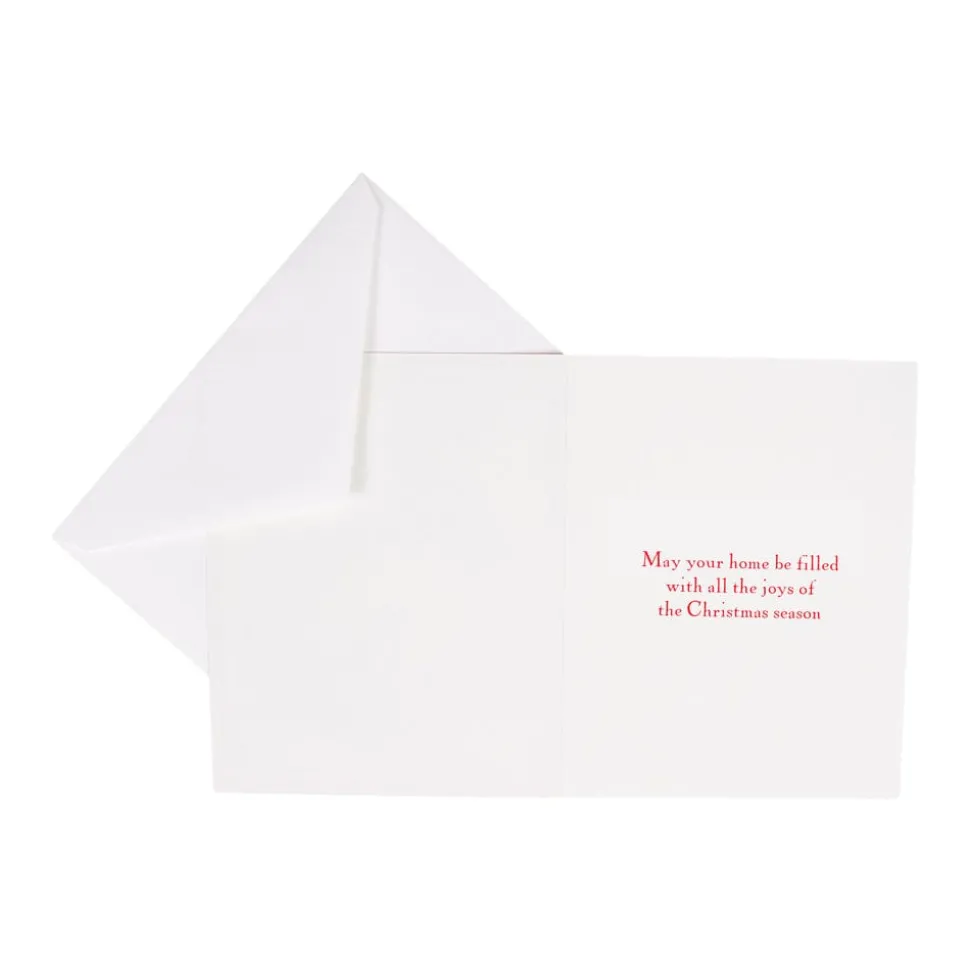 Decorated Living Room Classic Boxed Christmas Cards - includes 15 cards & envelopes