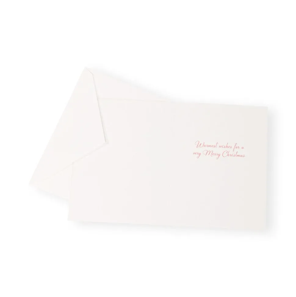 Decorated Staircase And Christmas Tree Classic Boxed Christmas Cards - includes 15 cards & envelopes