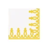 Dessin Passementerie Dijon Paper Lin Boxed Cocktail Napkins - 30 Per Package