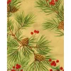 Evergreen and Berries Personalized Christmas Cards