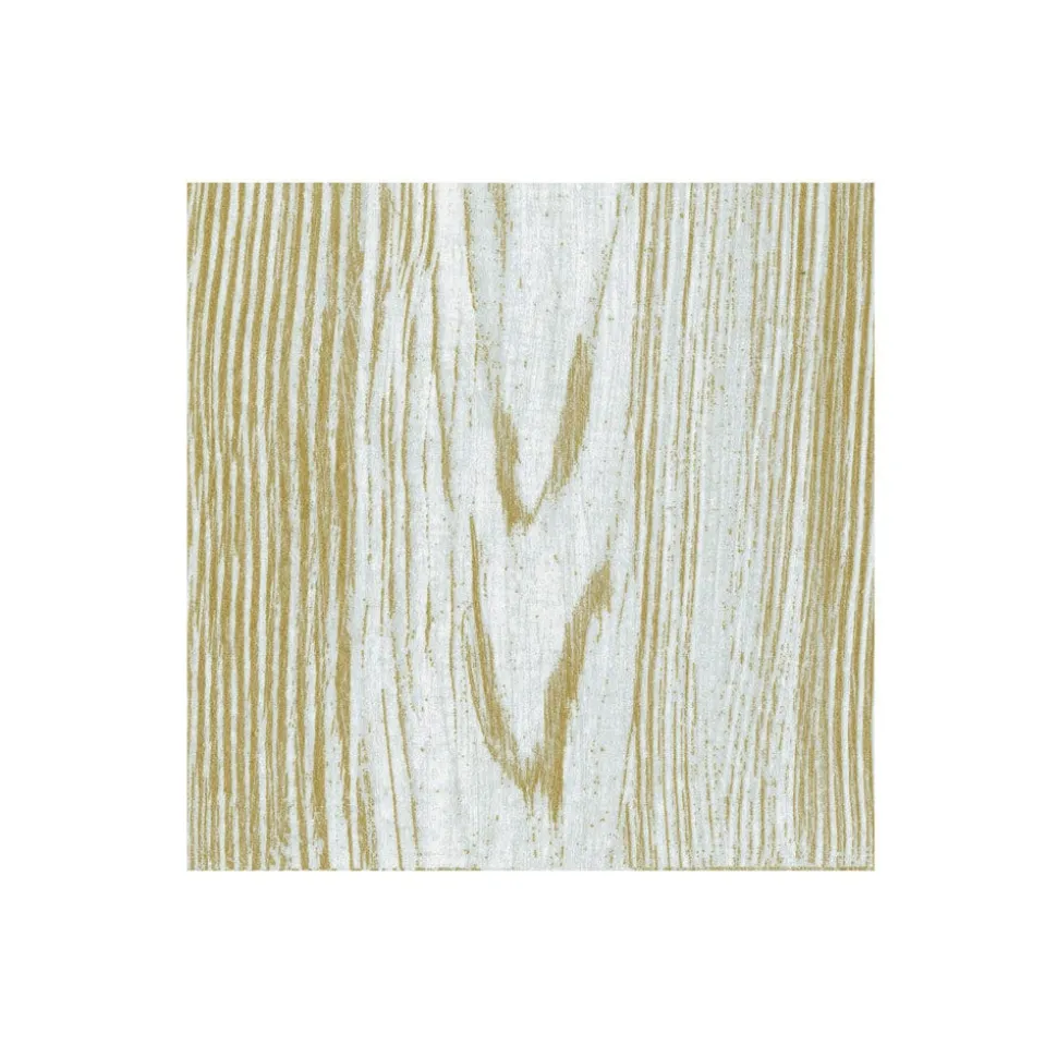 Faux Bois Birch Paper Linen Boxed Cocktail Napkins - 30 Per Package