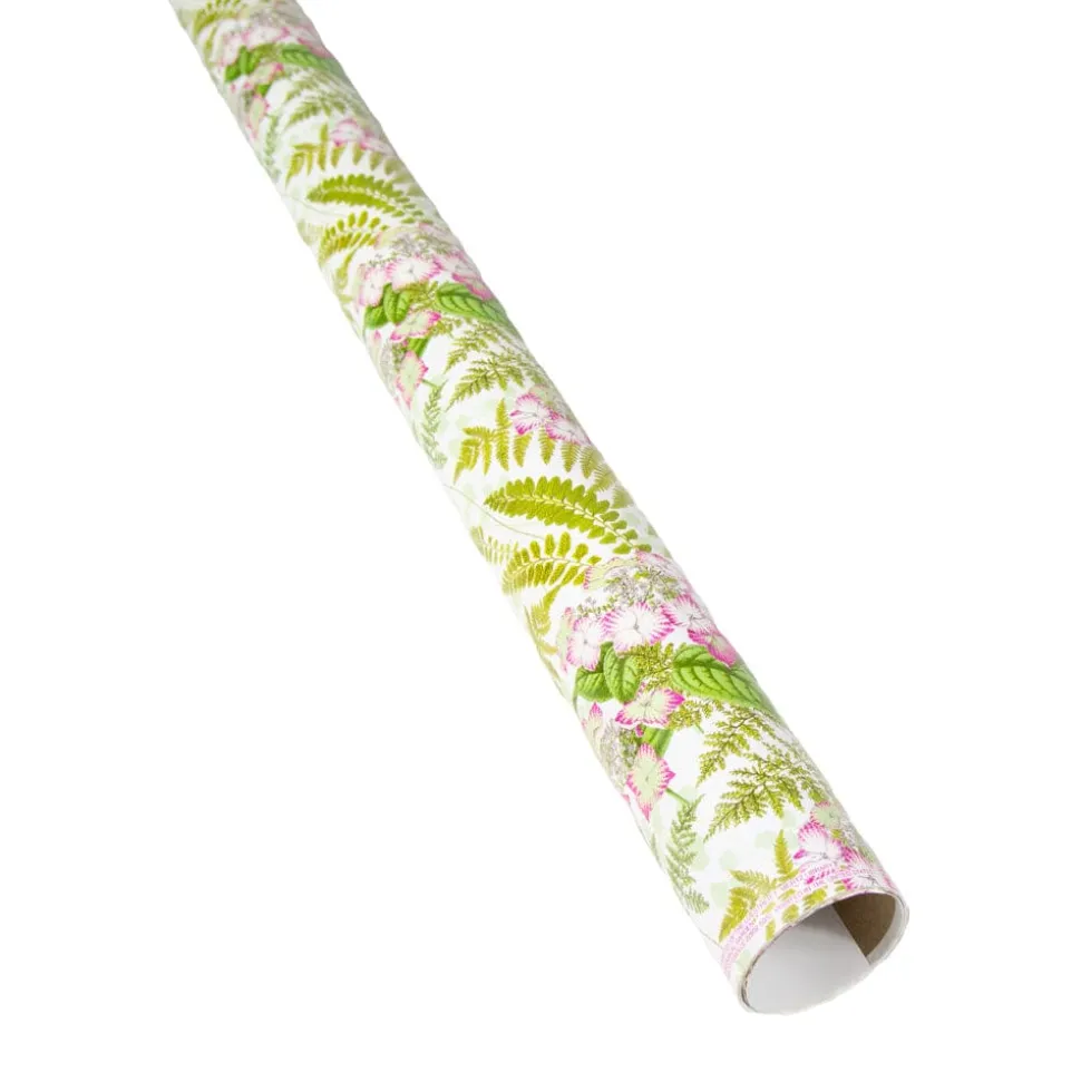 Fern Garden Gift Wrap - 1 Continuous Roll of Wrapping Paper