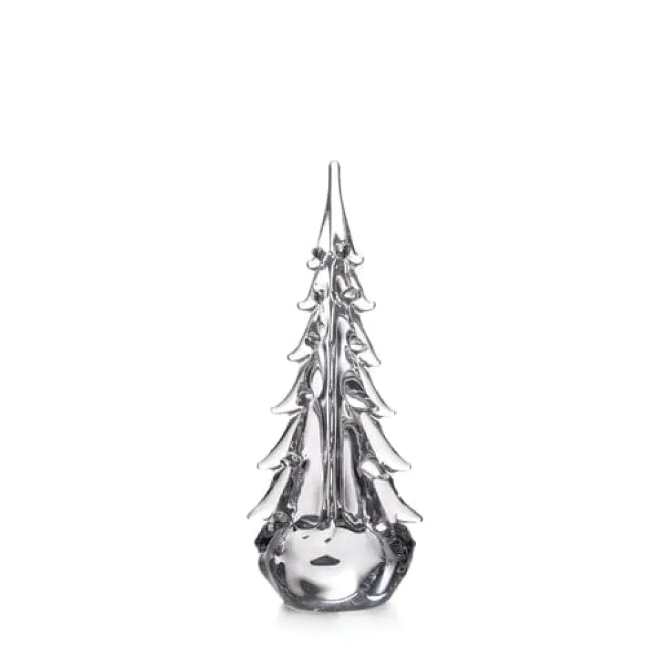 Five-sided Evergreen Glass Tree 14"- 1 Each