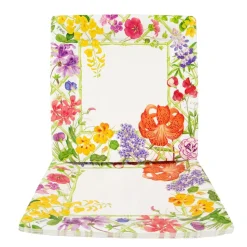 Floral Trellis Dinner Plates - 8 Per Package