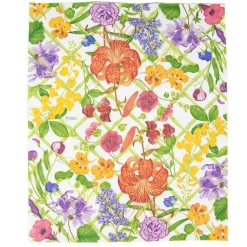 Floral Trellis Guest Towel Napkins - 15 Per Package