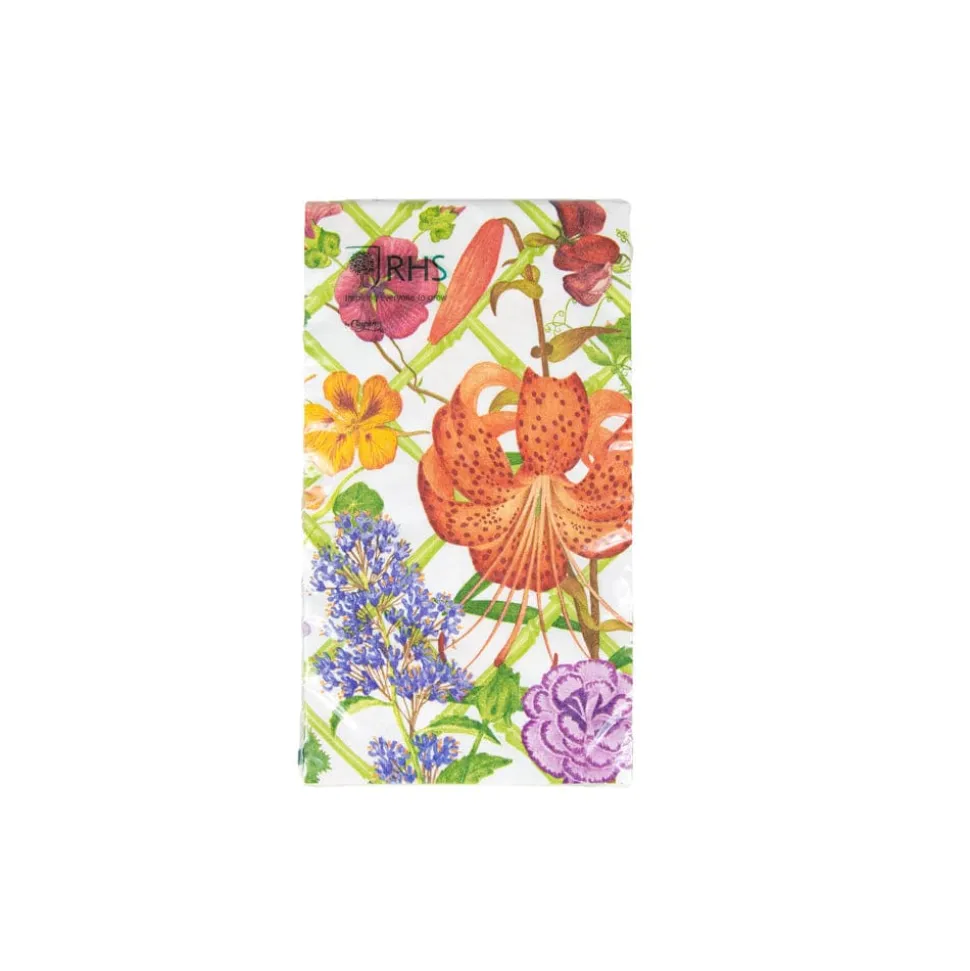 Floral Trellis Guest Towel Napkins - 15 Per Package