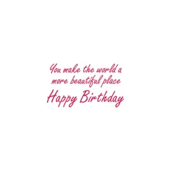 Floral Whimsy Birthday - Set Of Six Greeting Cards And Envelopes