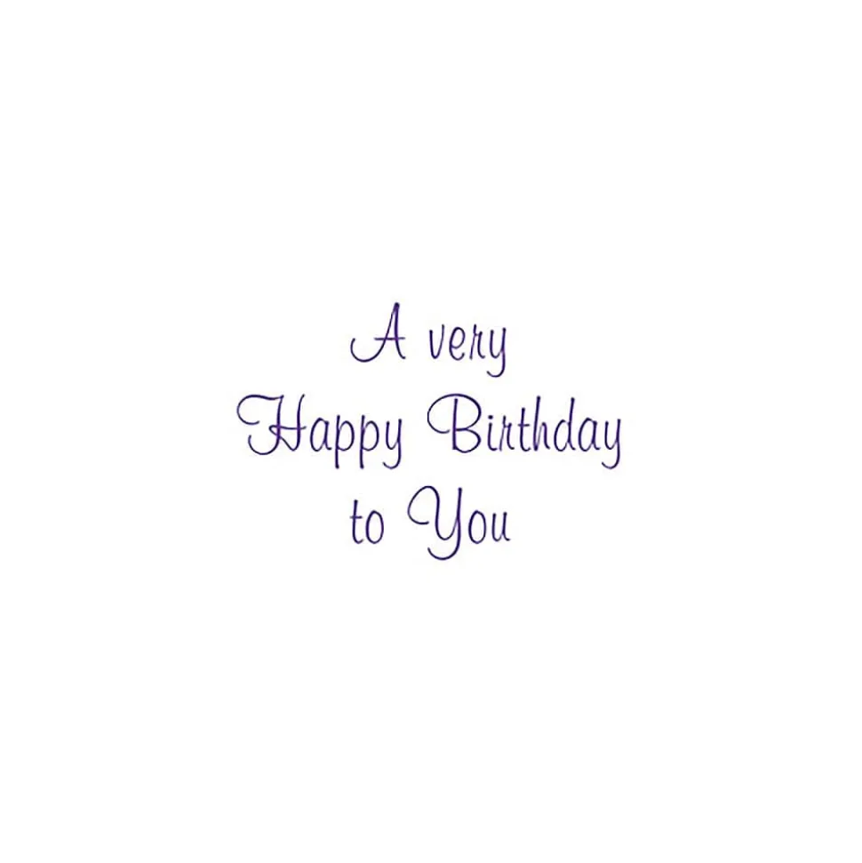 Floral Whimsy Birthday - Set Of Six Greeting Cards And Envelopes