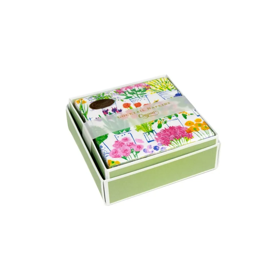Flower Market Cocktail Napkins - 20 Per Package