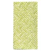 Fretwork Cloth Dinner Napkins in Green - Set of 4