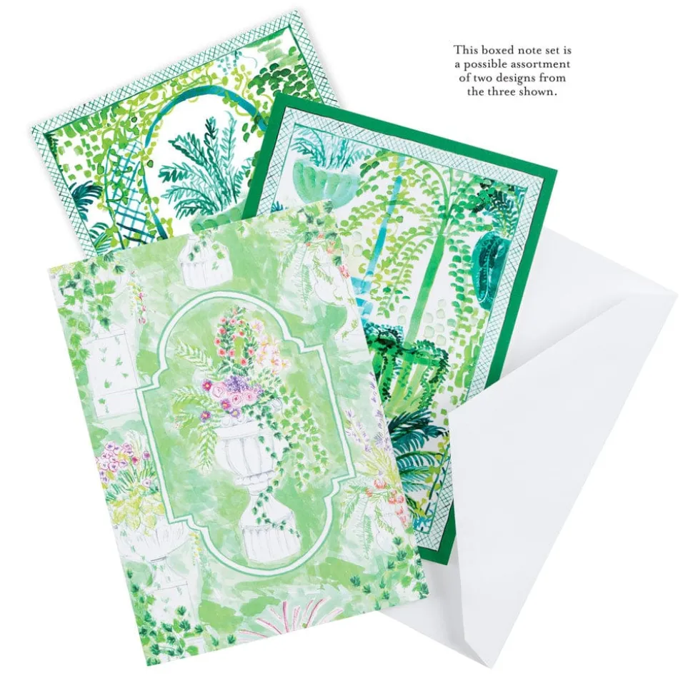Garden Sketches Assorted Boxed Note Cards - 8 Note Cards & 8 Envelopes