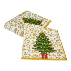 Gilded Tree Dinner Napkins - 20 Per Package