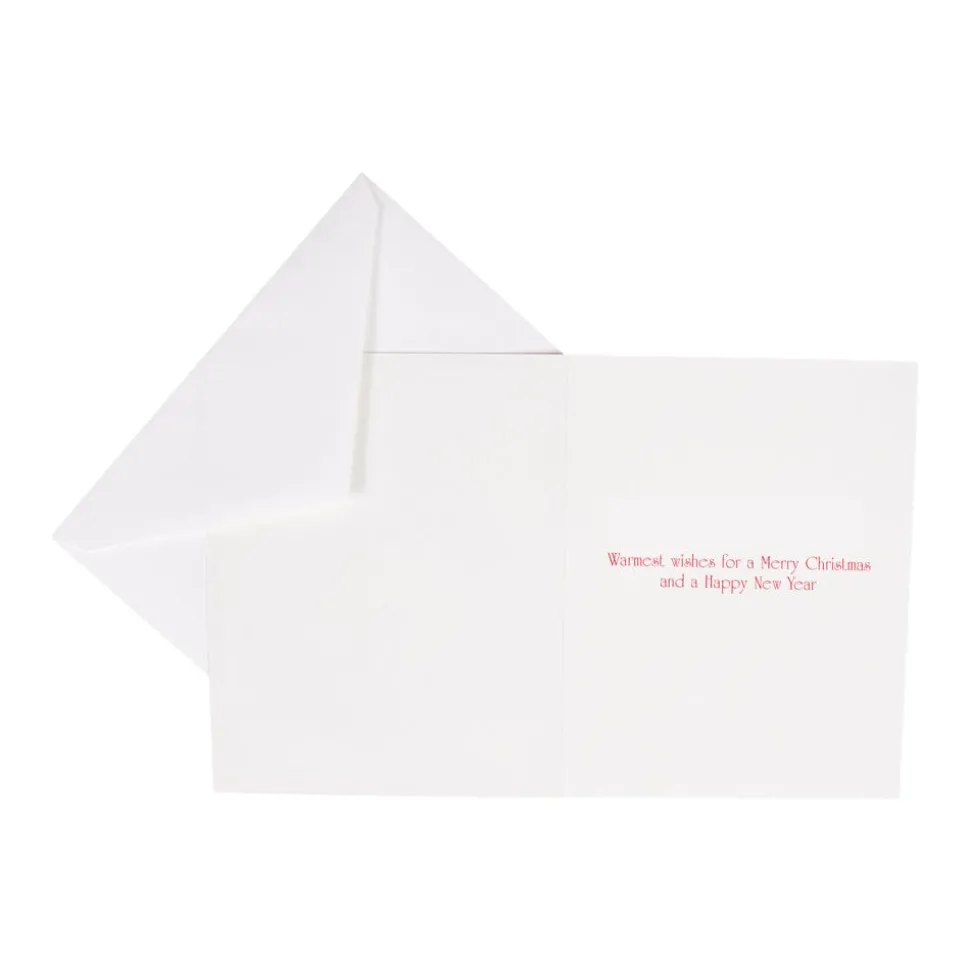 Gilded Trees Classic Boxed Christmas Cards - includes 15 cards & envelopes