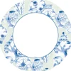 Glazed Porcelain Celadon Paper Dinner Plates - 8 Per Package