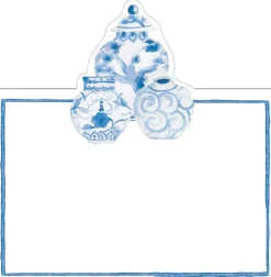 Glazed Porcelain Place Cards - 8 Per Package