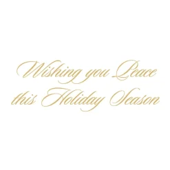 Golden Peace Dove Classic Boxed Christmas Cards - includes 15 cards & envelopes