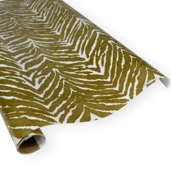 Go Wild Gold & White Gift Wrapping Paper - 30 x 8 Roll