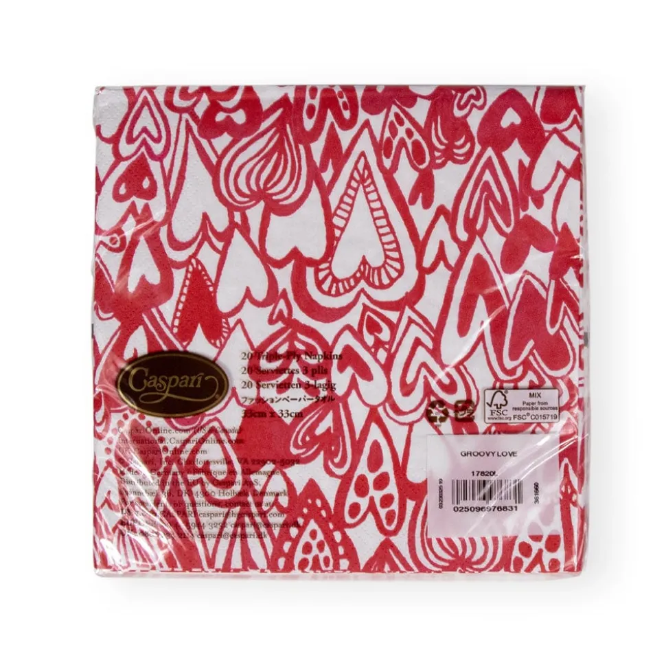 Groovy Love Luncheon Napkins - 20 Per Package