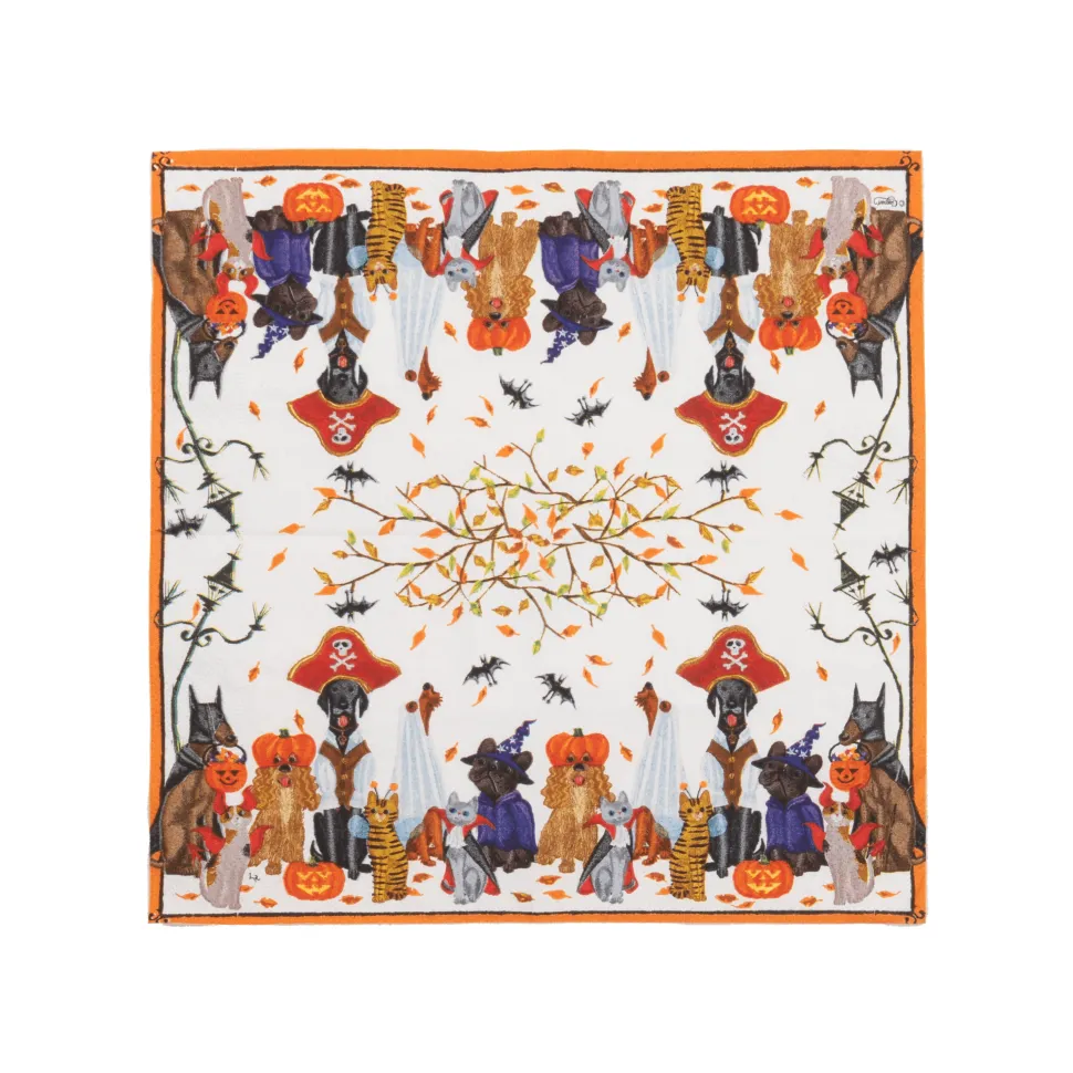 Halloween Pets Recycled Cocktail Napkins - includes 20 Cocktail Napkins