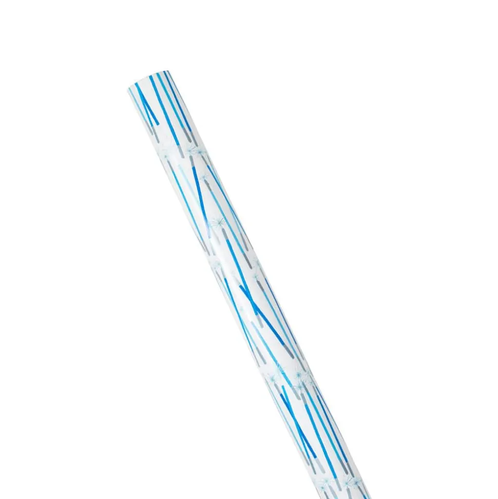 Hanukkah Candles Gift Wrapping Paper in Blue - 30" x 8' Roll