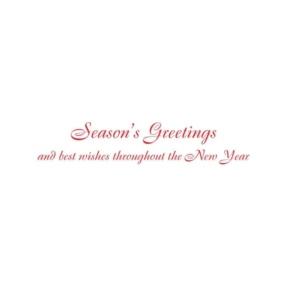 Holly And Berry Wreath Classic Boxed Christmas Cards - includes 15 cards & envelopes