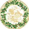 Holly Ceramic Ivory/Gold Hardback Placemat - 1 count