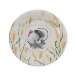 Homestead Turkey Taupe Dinner Plates - 8 Per Package