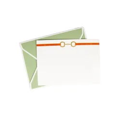 Horse Bit Combo Foil Correspondence Cards - 12 Card & Envelopes