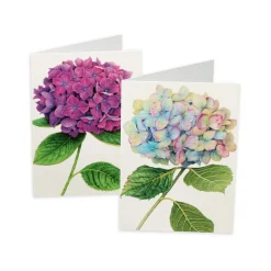 Hydrangeas Boxed Note Cards - 8 Note Cards & 8 Envelopes
