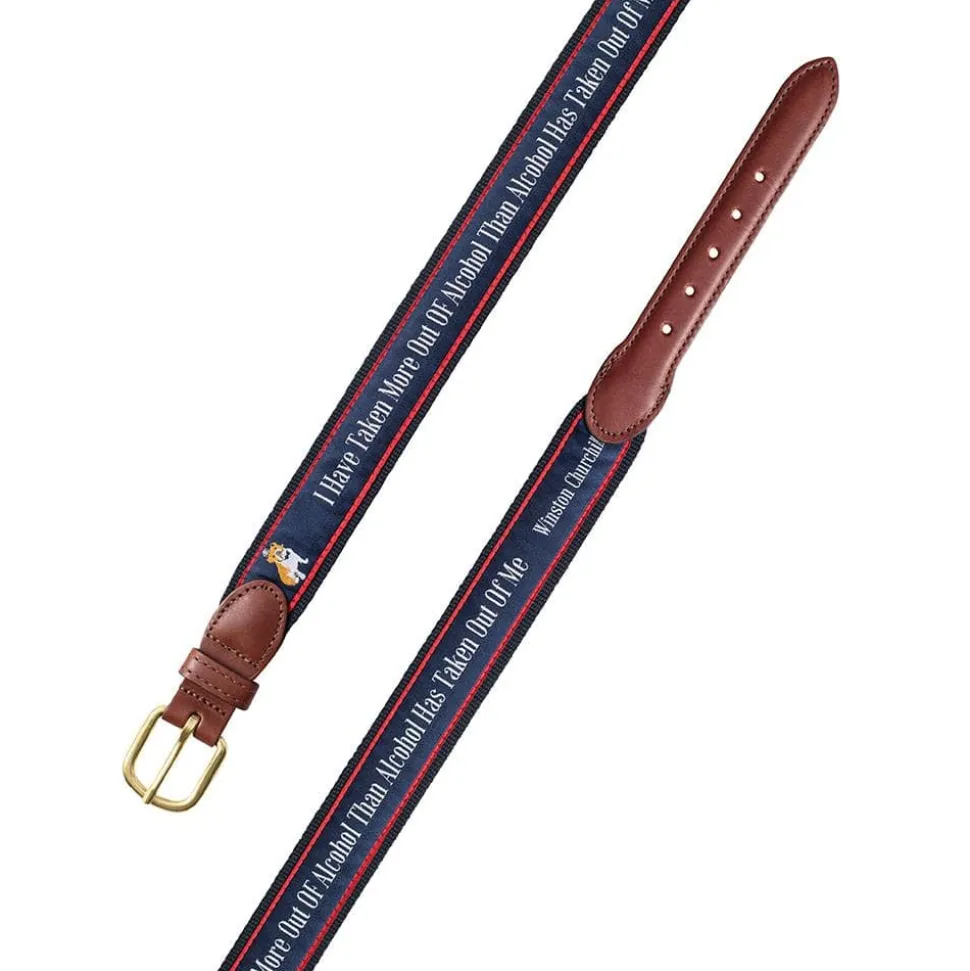 I Have Taken More Out of Alcohol... Quote Belt