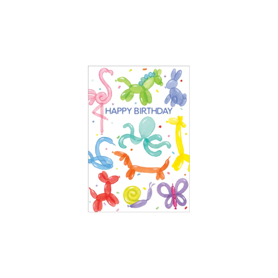 Kids Birthday - Set Of Six Greeting Cards And Envelopes