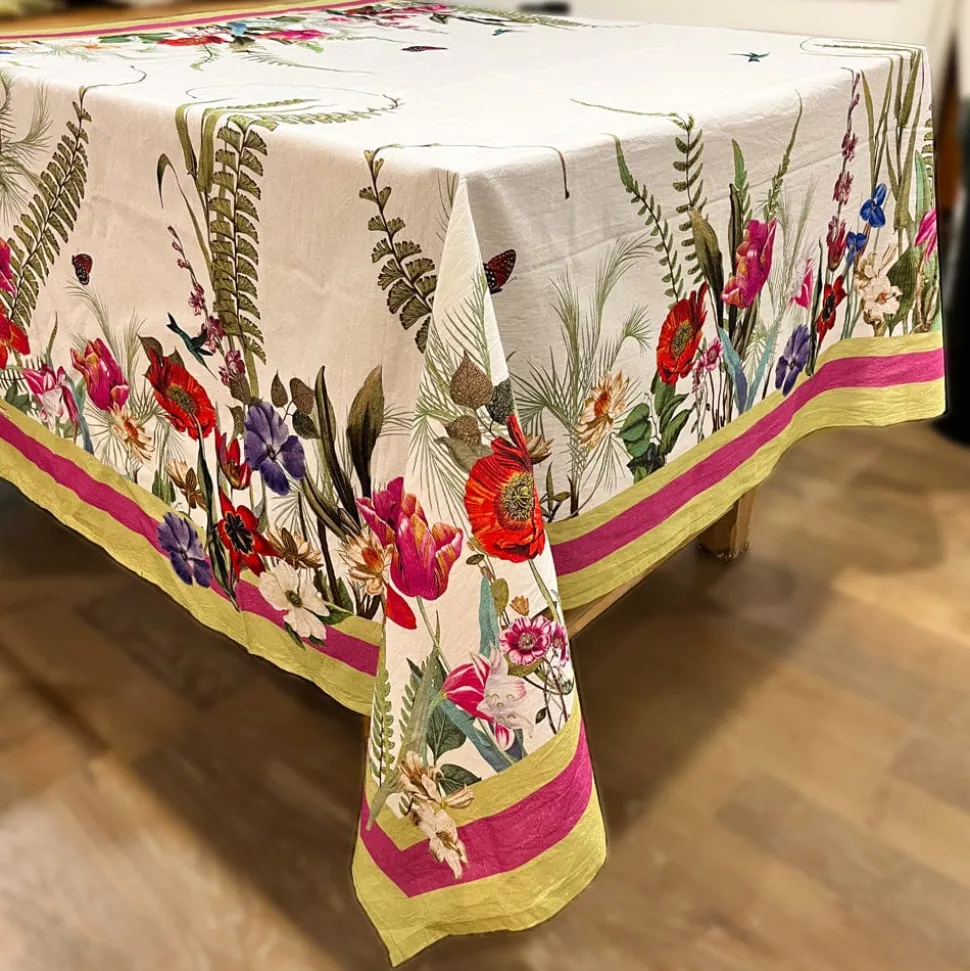 La Dolce Vita Cloth Tablecover in Sage & Lavender - 1 Tablecover