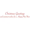 Leaf Wreath With Plaid Bow Large Boxed Christmas Cards - includes 15 Boxed Christmas Cards