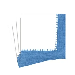 Linen Blue Napkin Cocktail - 20 count