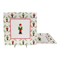 Little Nutcracker Sq Salad & Dessert Plates - 8 Per Package