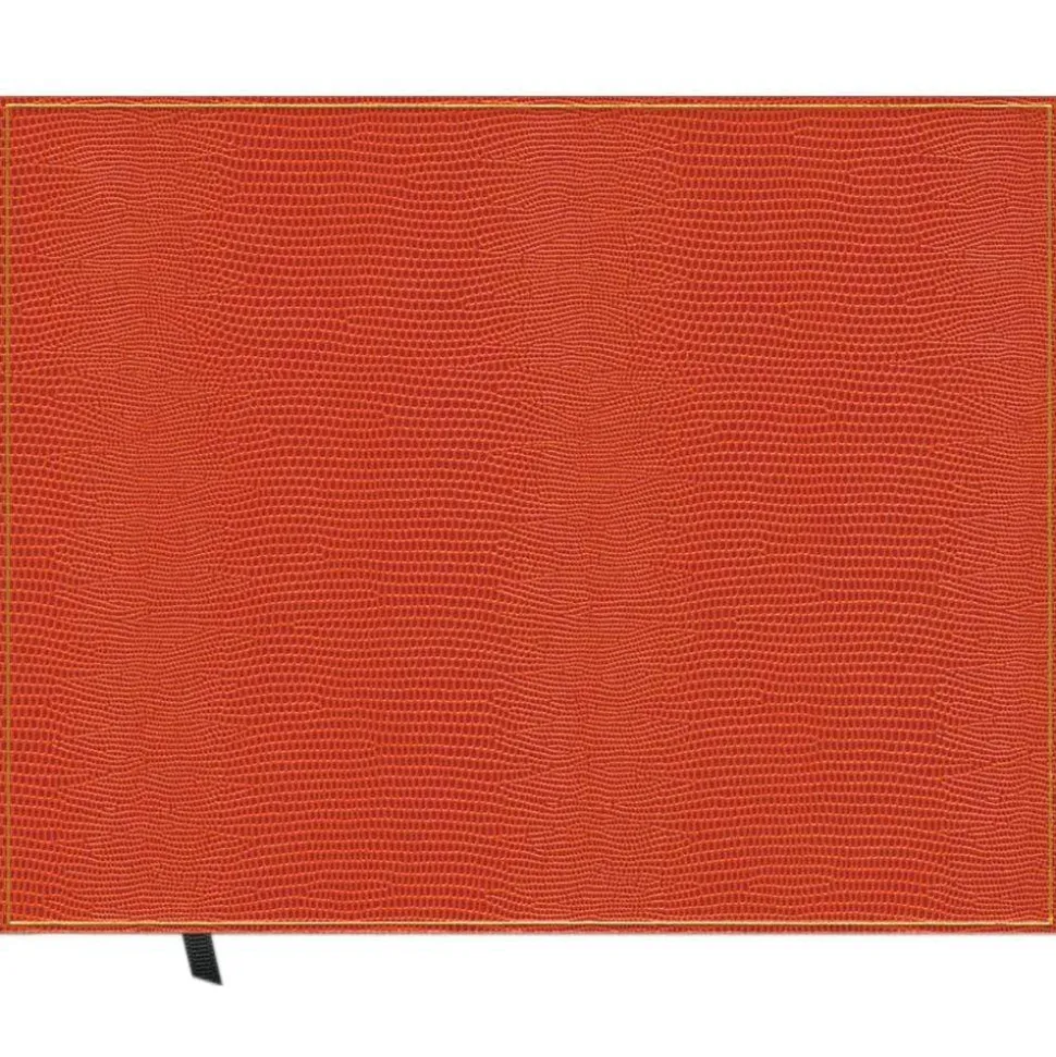 Lizard Guest Book in Orange - 1 Each