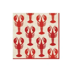 Lobsters Paper Cocktail Napkins - 20 Per Package