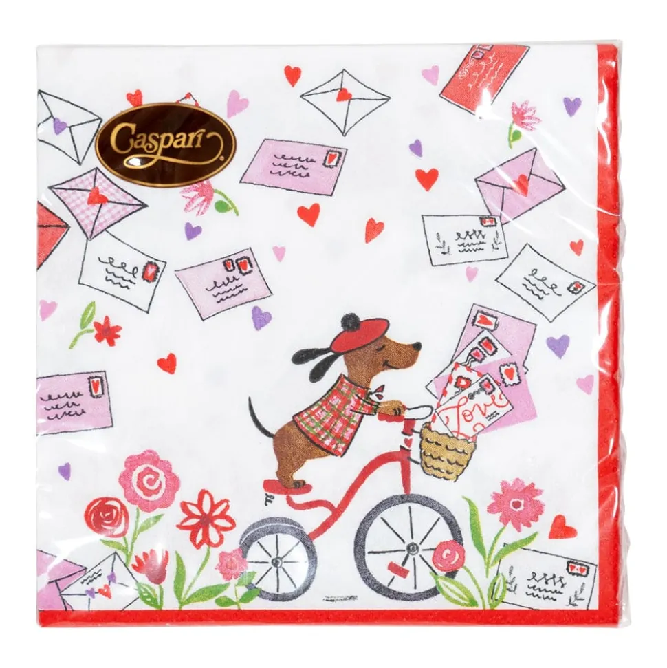 Love Notes Cocktail Napkins - 20 Per Package