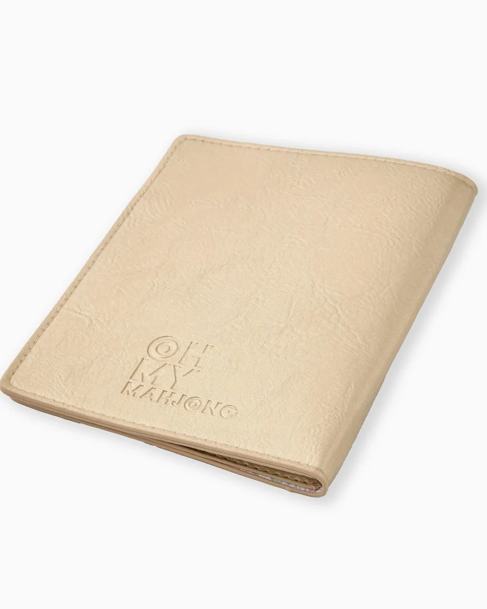 Mahjong Card Folio - Champagne