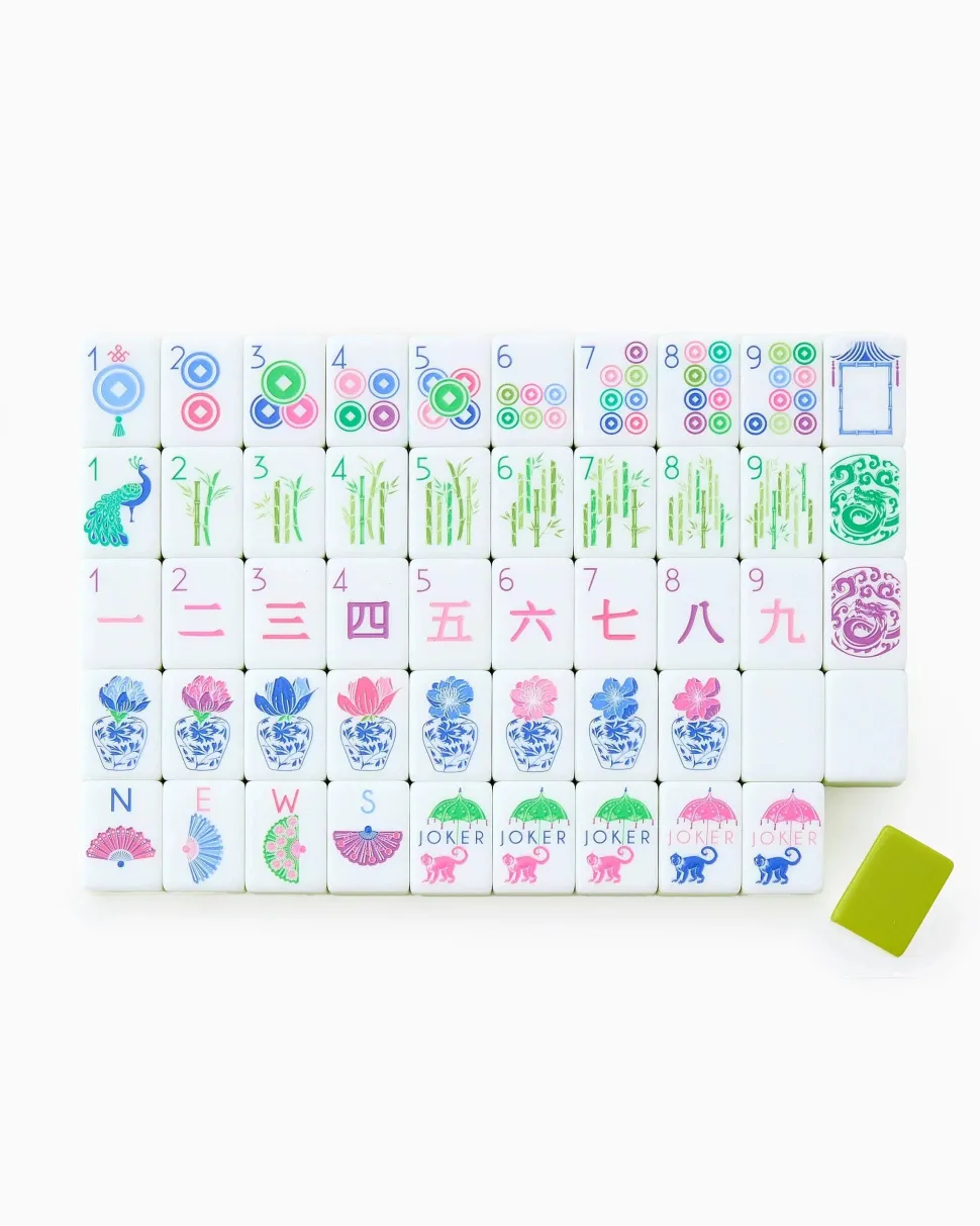 Mahjong Tile Set - Limoncello