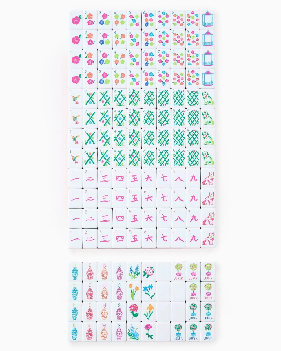 Mahjong Tile Set - Sunset