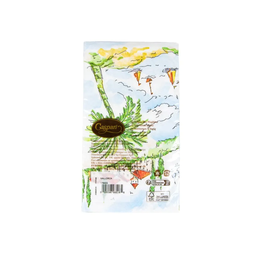 Mallorca Guest Towel Napkins - 15 Per Package