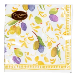 Mediterranean Dijon Cocktail Napkins - 20 Per Package
